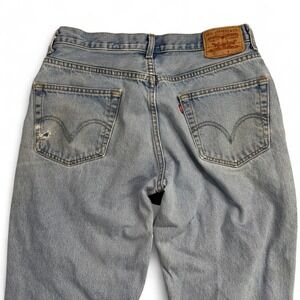 Levi's 550 Relaxed Fit Jeans Mens W34 L30 Light Wash Blue Vintage Workwear Denim